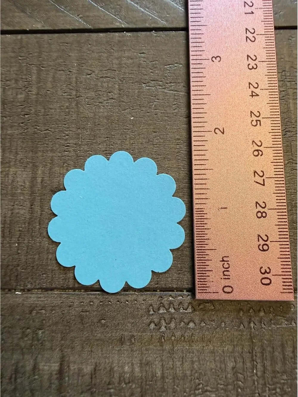 Stampin’ Up 1 3/4 inch scalloped circle shape punch